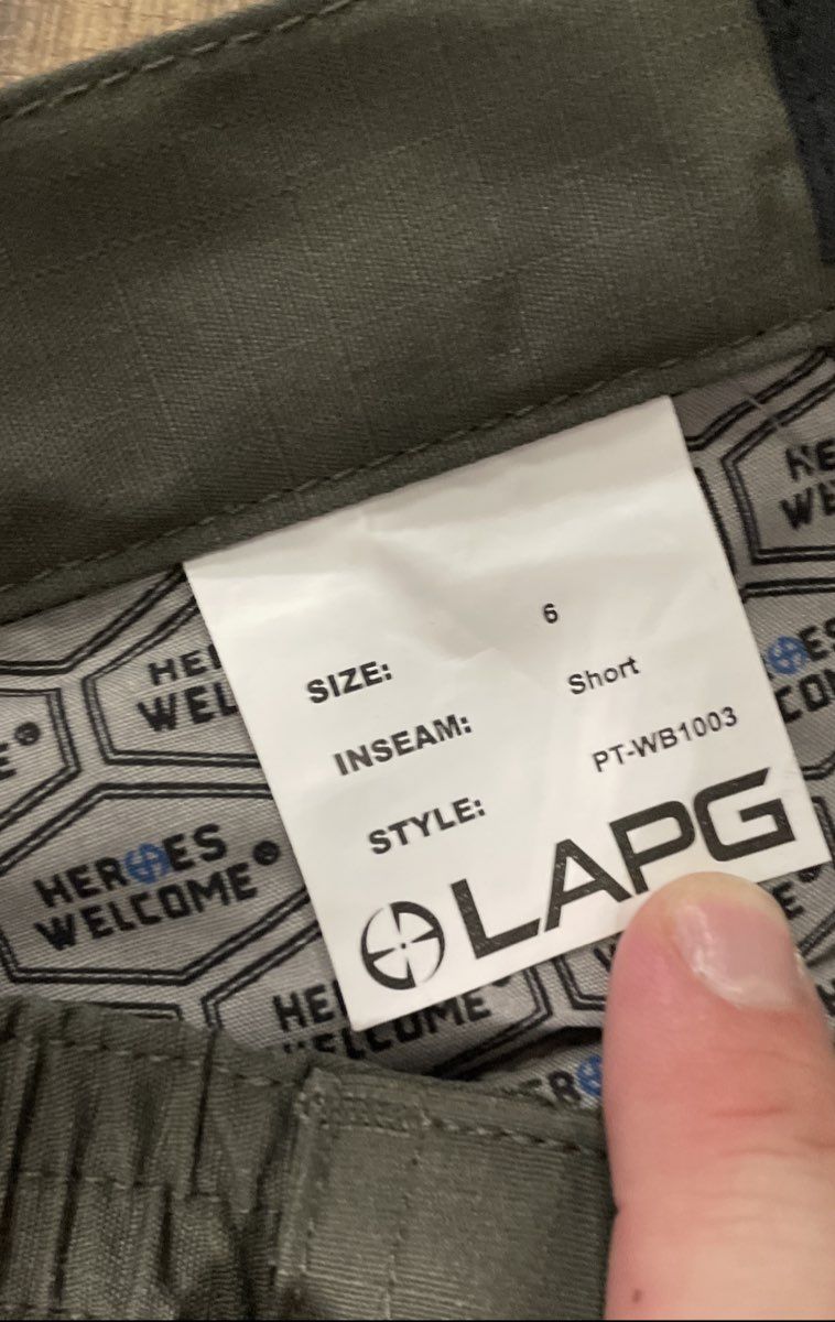 LAPG Women's Operator Tactical Pants OD Green Ripstop Cargo Size 6 Short NWT