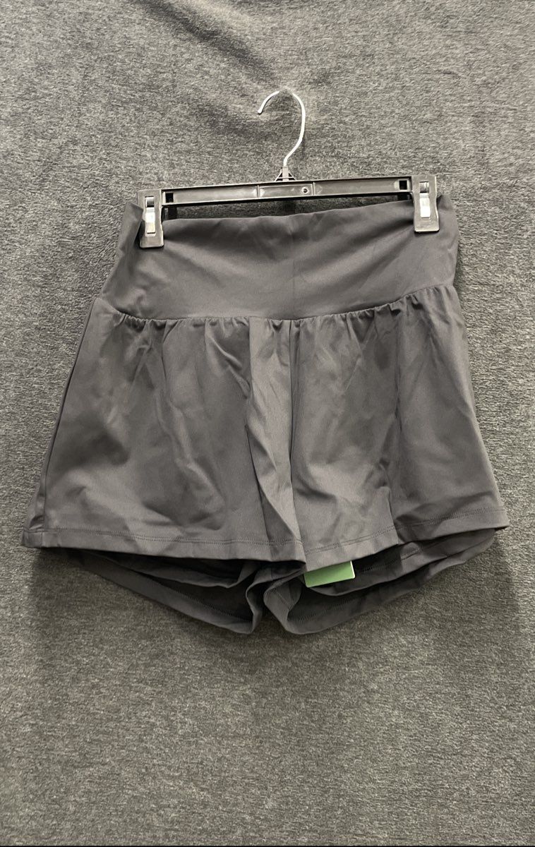 Halara Women's Black SoftlyZero Airy High Waisted 2-in-1 Skirt Shorts XL NWT