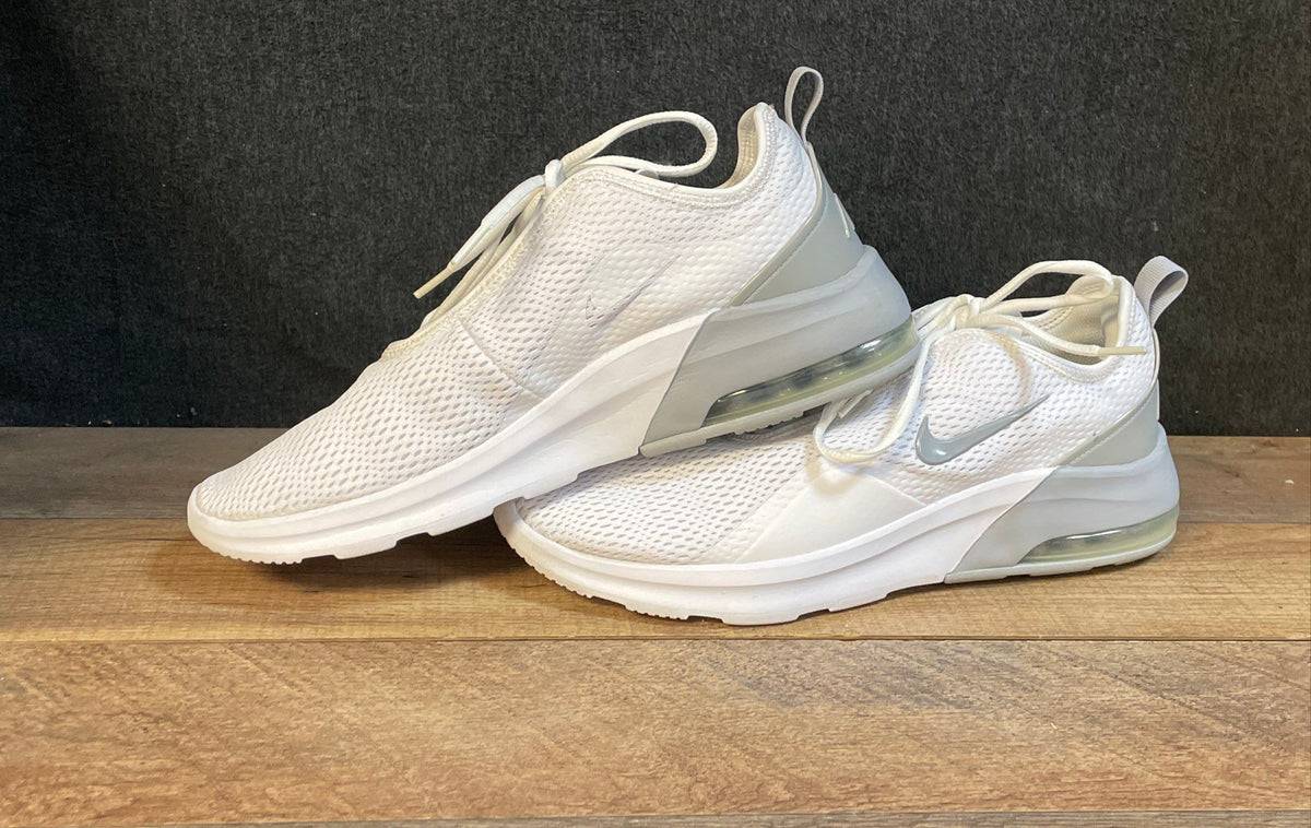 Nike Air Max Motion 2 White Grey Men's Running Shoes AO0266-101 Size 10