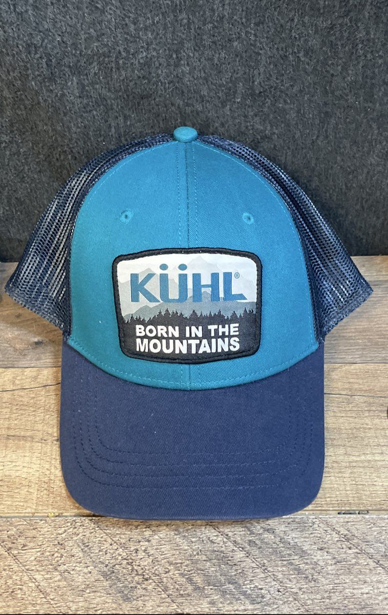 Mountain Hardwear & Kuhl Men's Hat Lot Purple Blue Trucker Snapback Caps Sz OS
