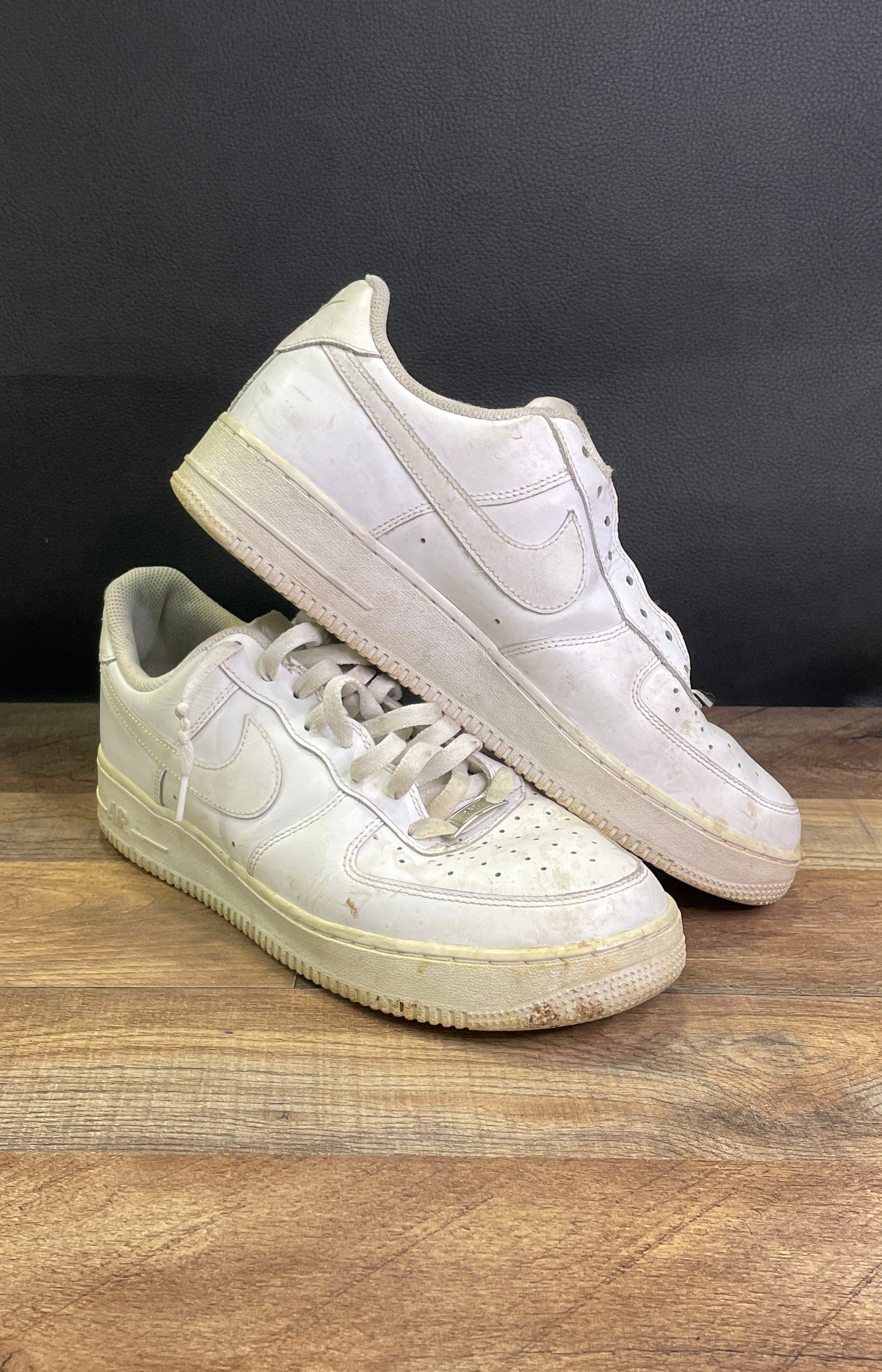 Nike Air Force 1 Low 07 Triple White Men's Sneakers Size 10.5