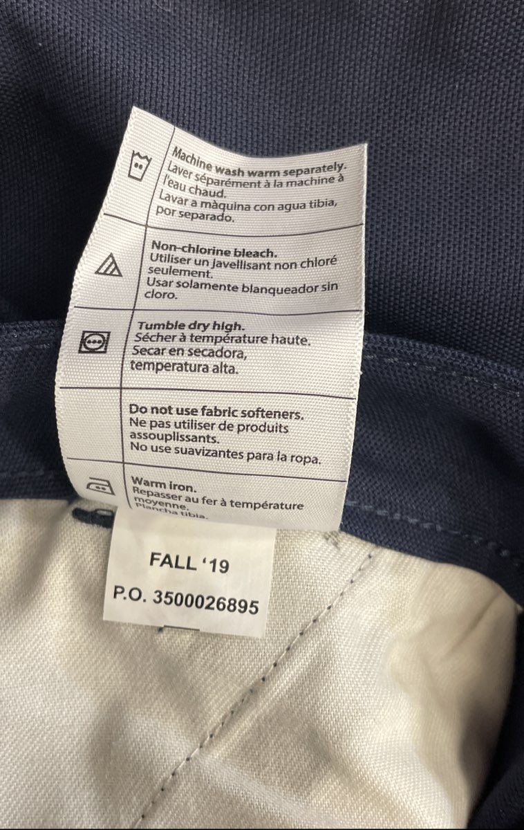Carhartt Women's Rugged Flex Canvas Work Pants Navy Blue 103104 NWT Sz 18 Tall