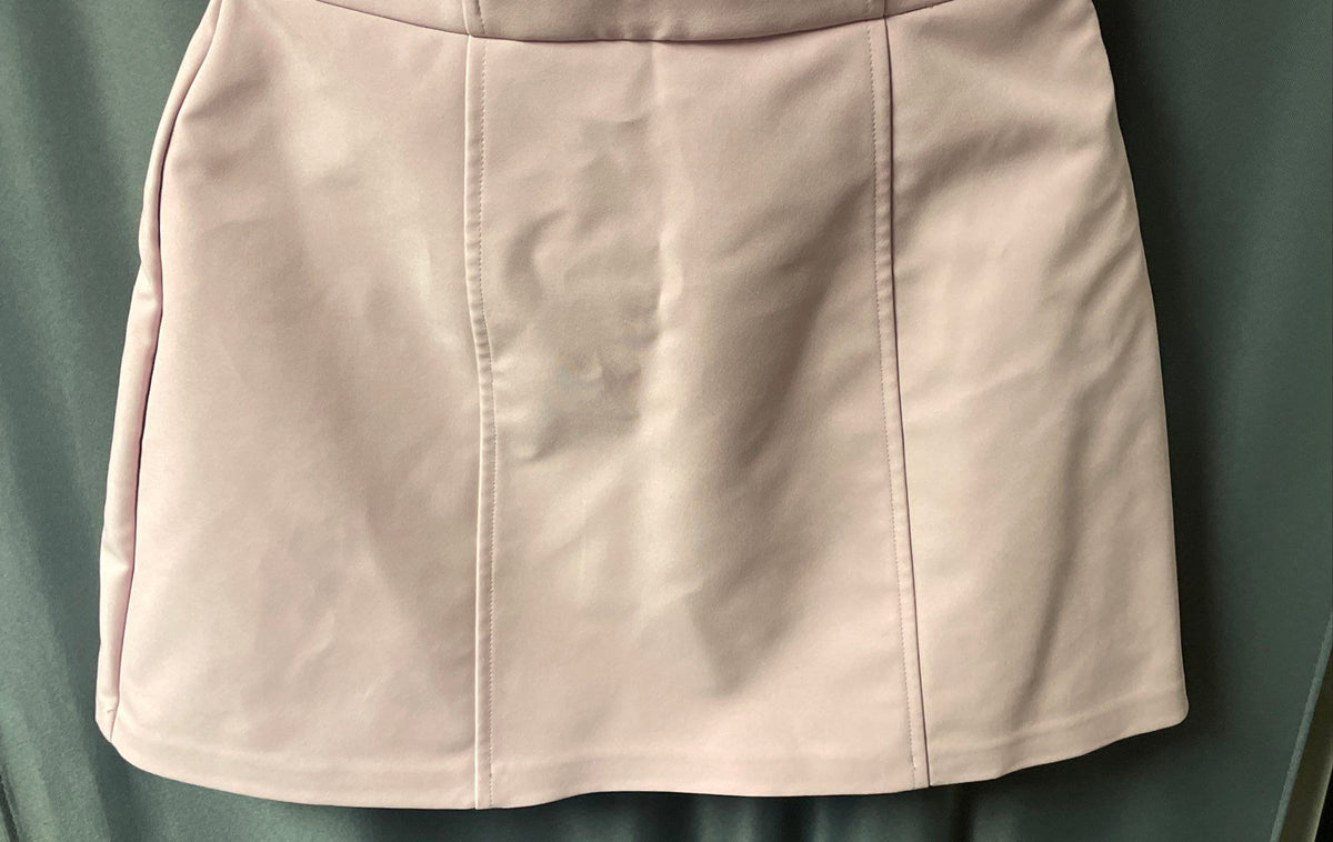 Zara Women's Lavender Strapless Bow Back Mini Dress Sz L NWT