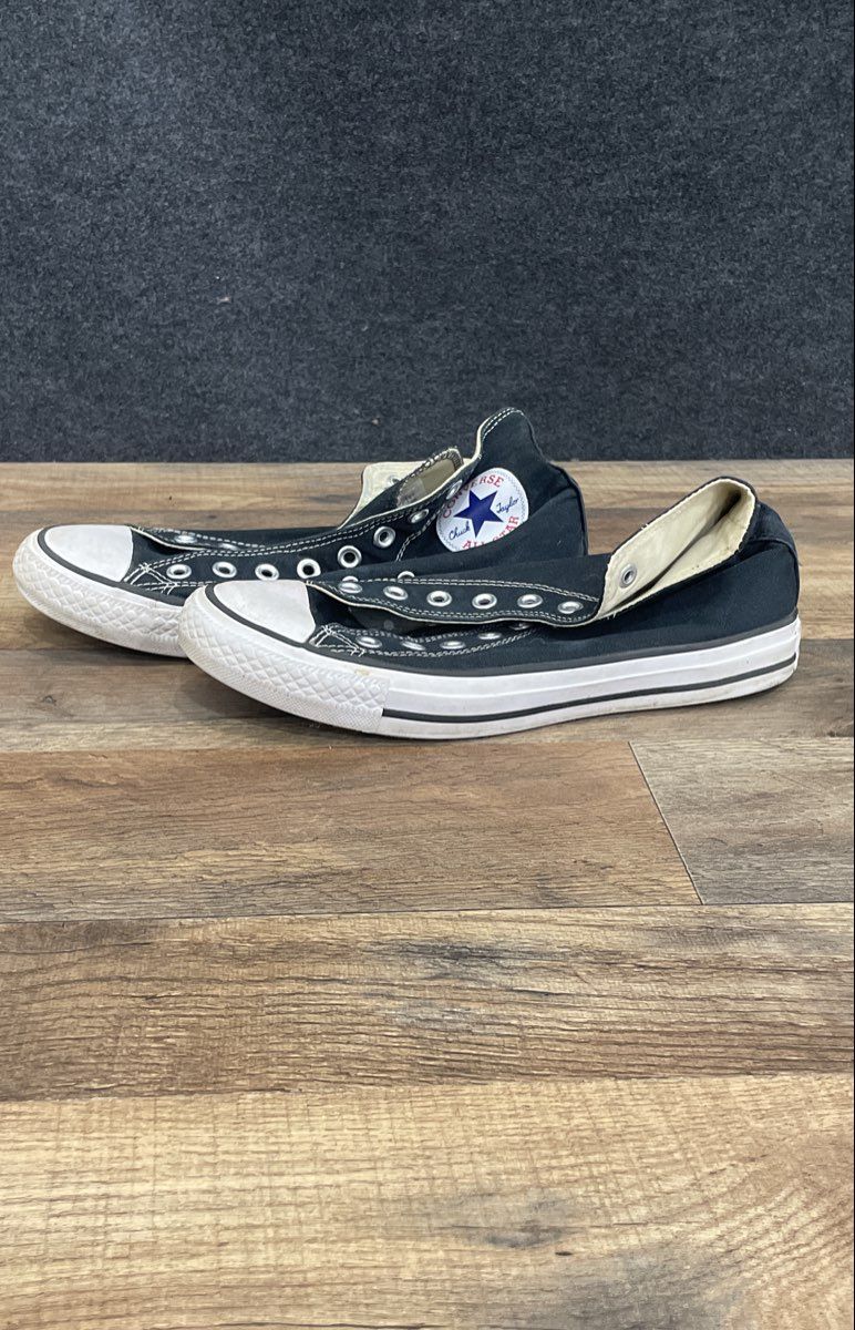 Converse Chuck Taylor All Star Black High Top Canvas Sneakers Mens Size 7