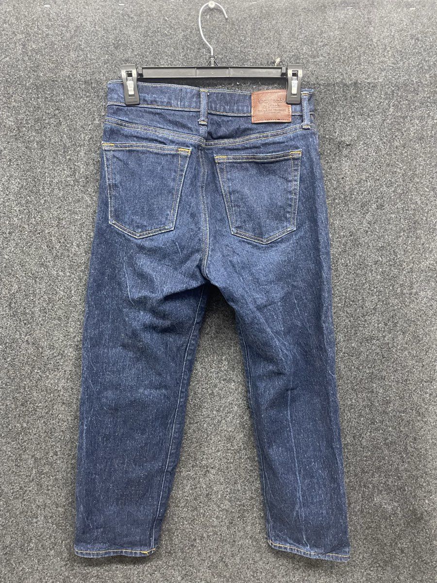 Abercrombie & Fitch Men's Dark Blue Athletic Loose Vintage Stretch Jeans 28x28