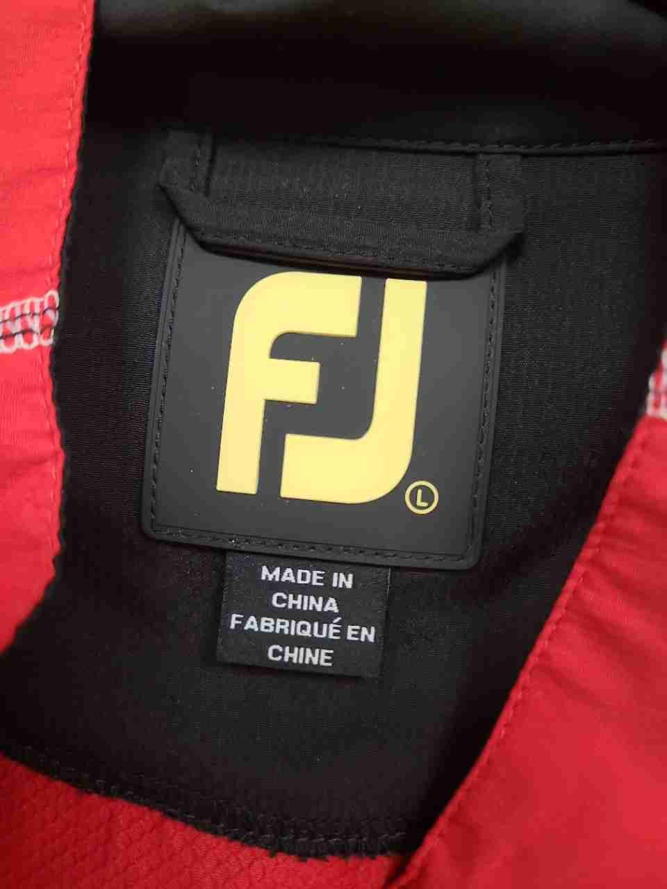 FootJoy Men's 1/4 Zip Pullover Red Meadows Farms Golf Course Embroidery Sz L