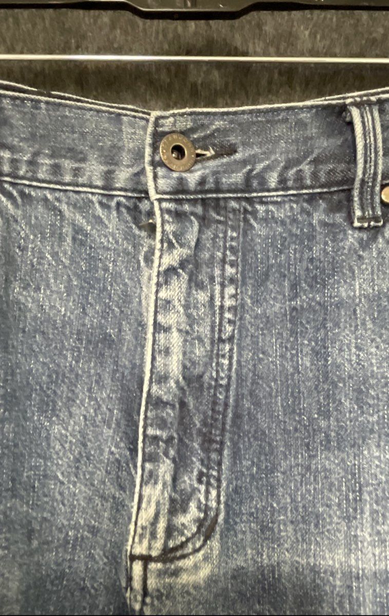 Vintage Y2K Sean John Men's Blue Distressed Baggy Straight Leg Jeans Sz 40
