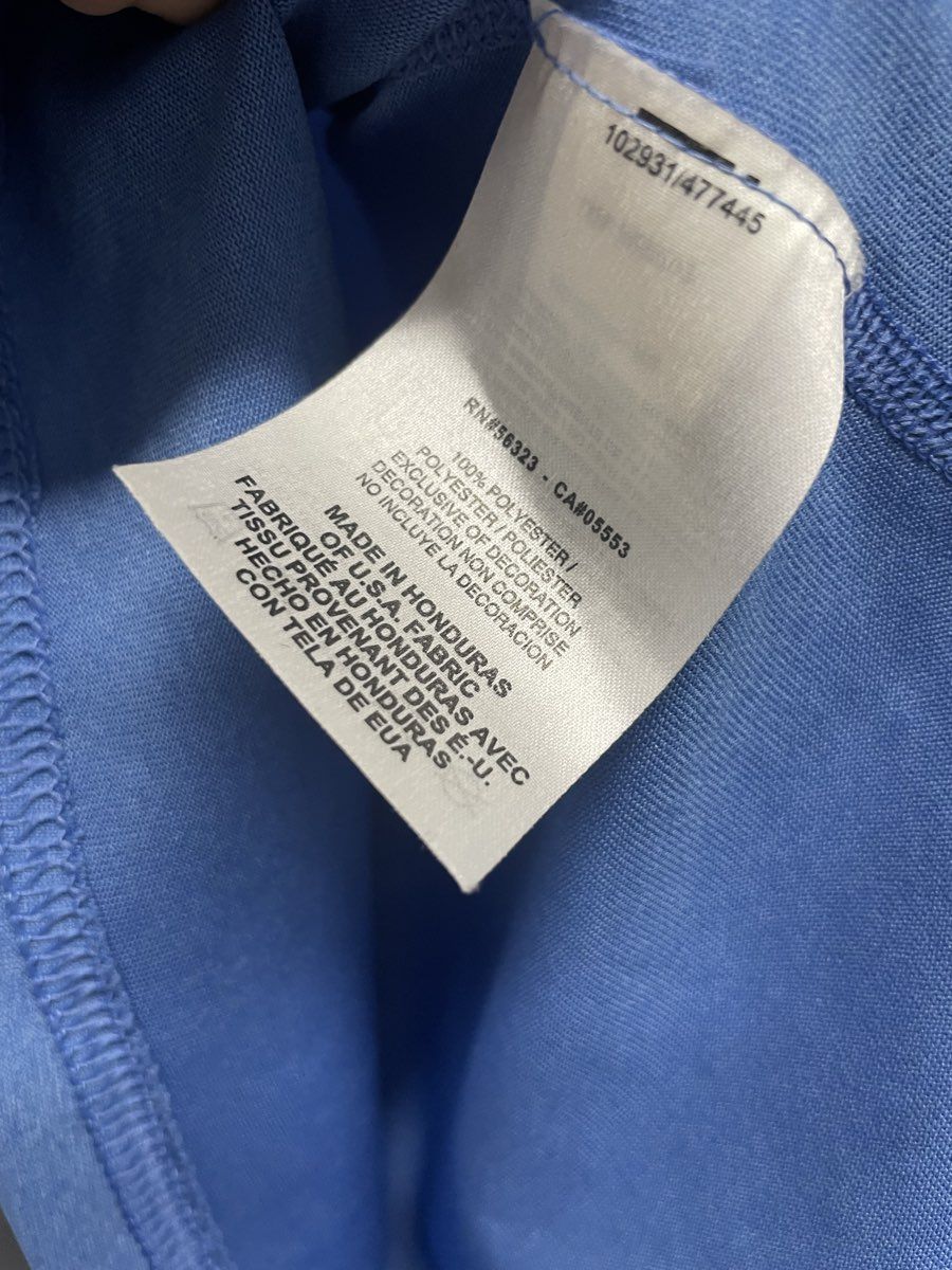Nike Women's Dri-FIT Long Sleeve Shirt Light Blue Regular Fit Sz XS