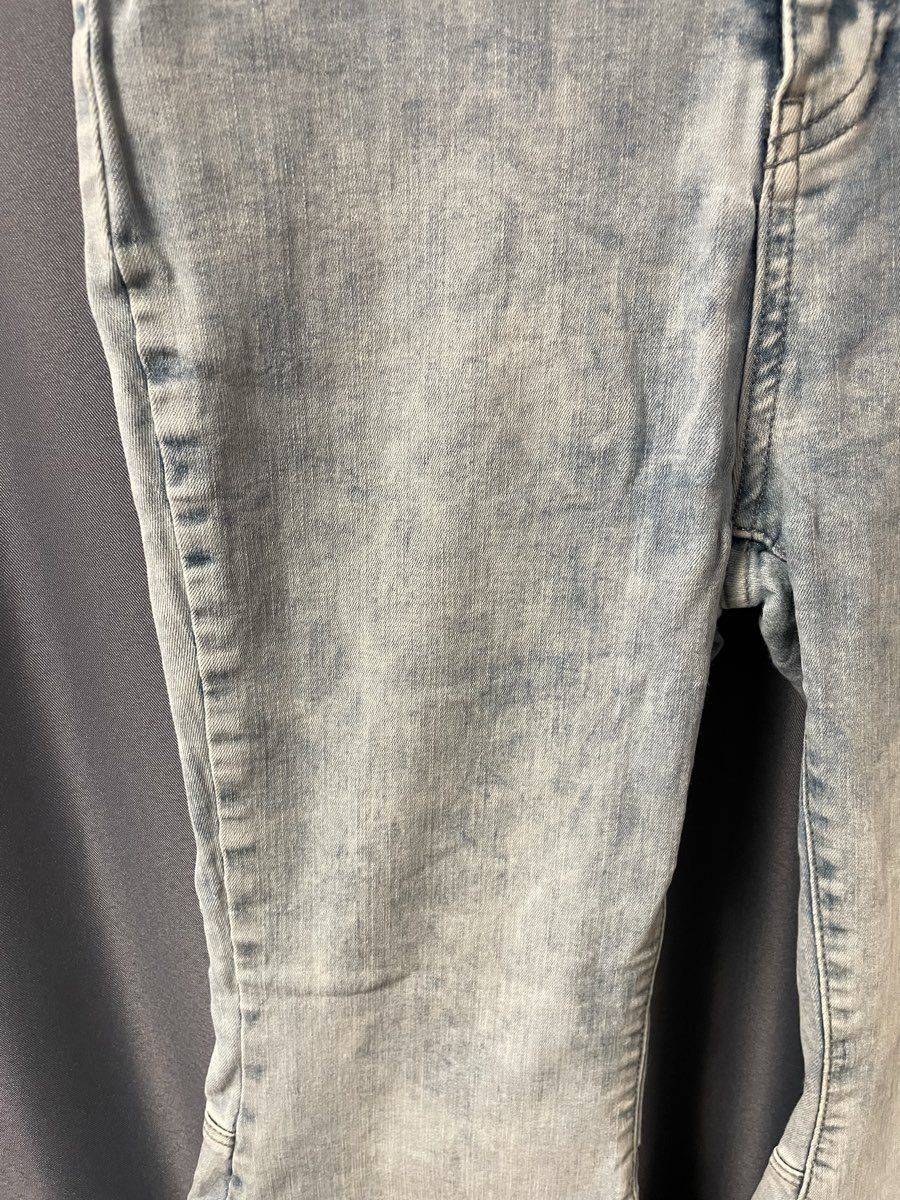 Free People We The Free Women's Light Wash Flare Leg Jeans High Rise Raw Hem 28