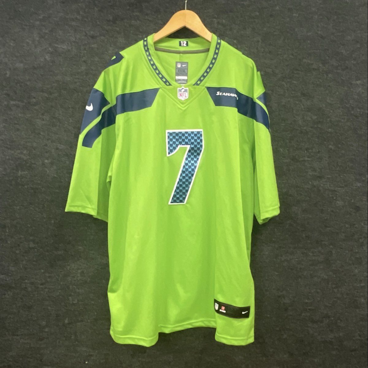 Nike Men's Seattle Seahawks Geno Smith #7 Action Green Jersey Sz 3XL