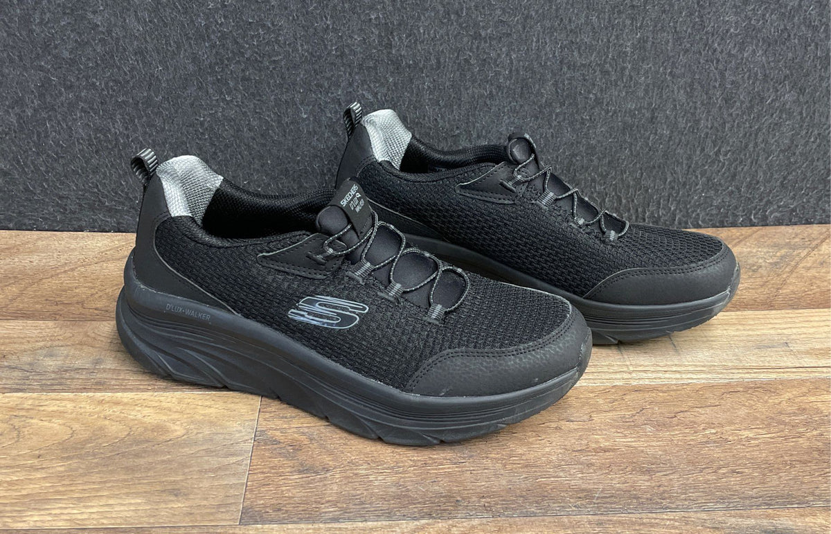 Skechers D'Lux Walker Black 149004 Women's Walking Shoes Size 10