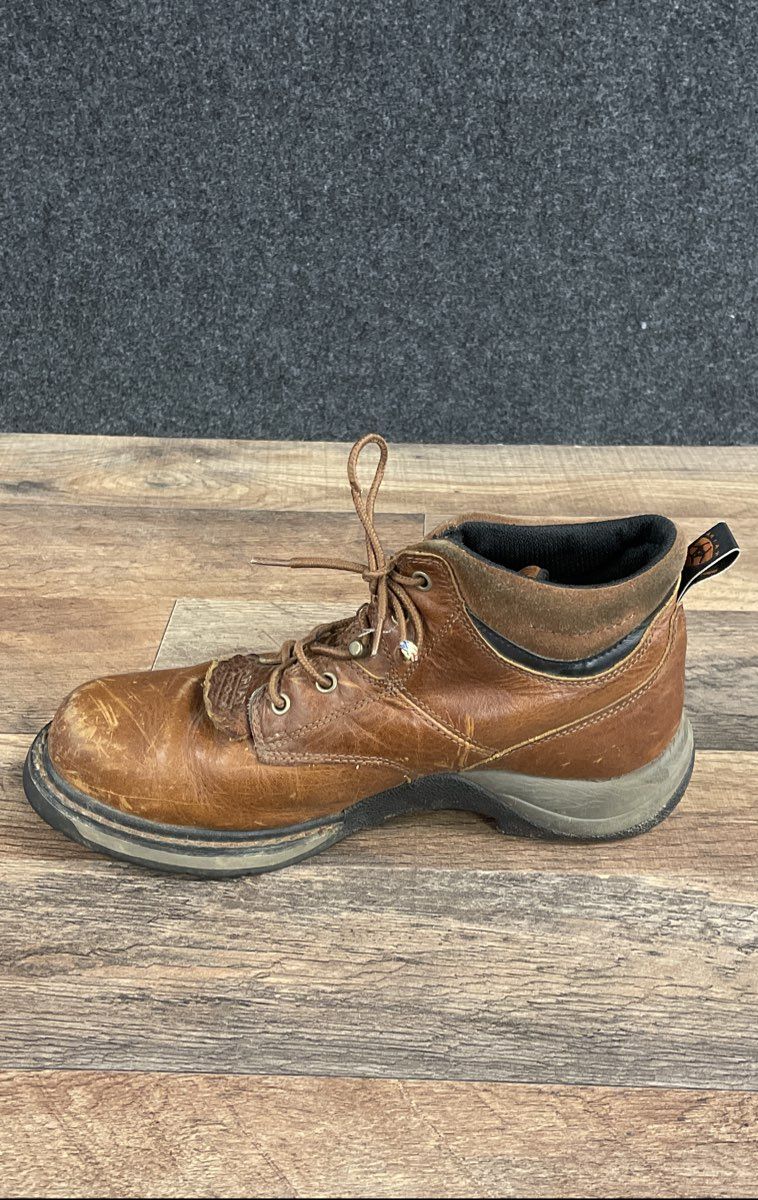 Ariat Jarrison Brown Leather Kiltie Ankle Hiking Boots Women's Size 8B