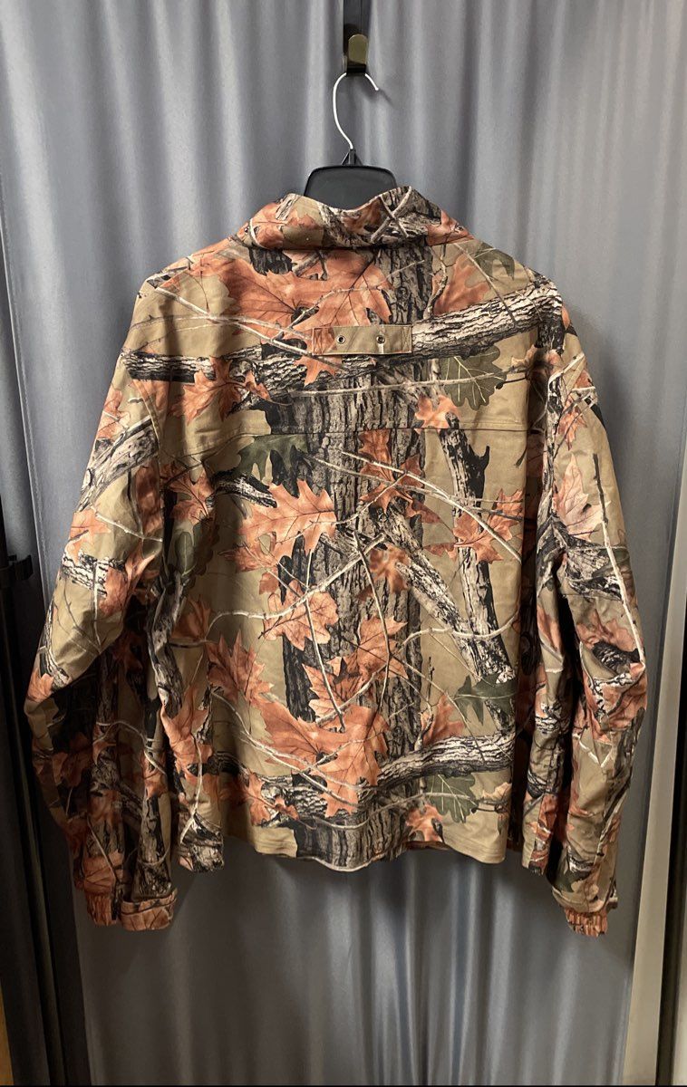 Trail Crest Men's Highland Timber Camouflage Full Zip Snap Front Jacket Sz 2XL