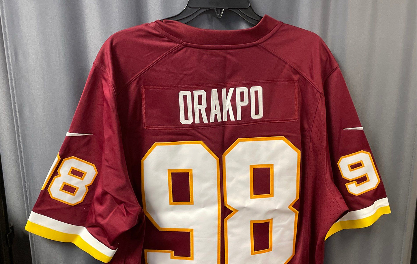 Nike Men's Washington Redskins Brian Orakpo #98 On Field Jersey Burgundy Sz L