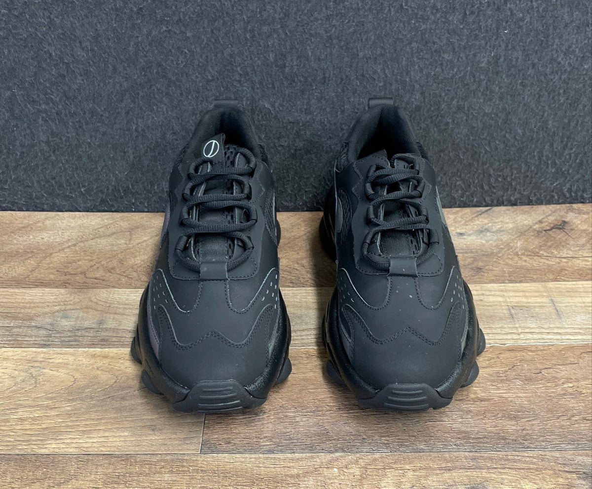 Javi State Black Iridescent Chunky Lifestyle Sneakers Size 8