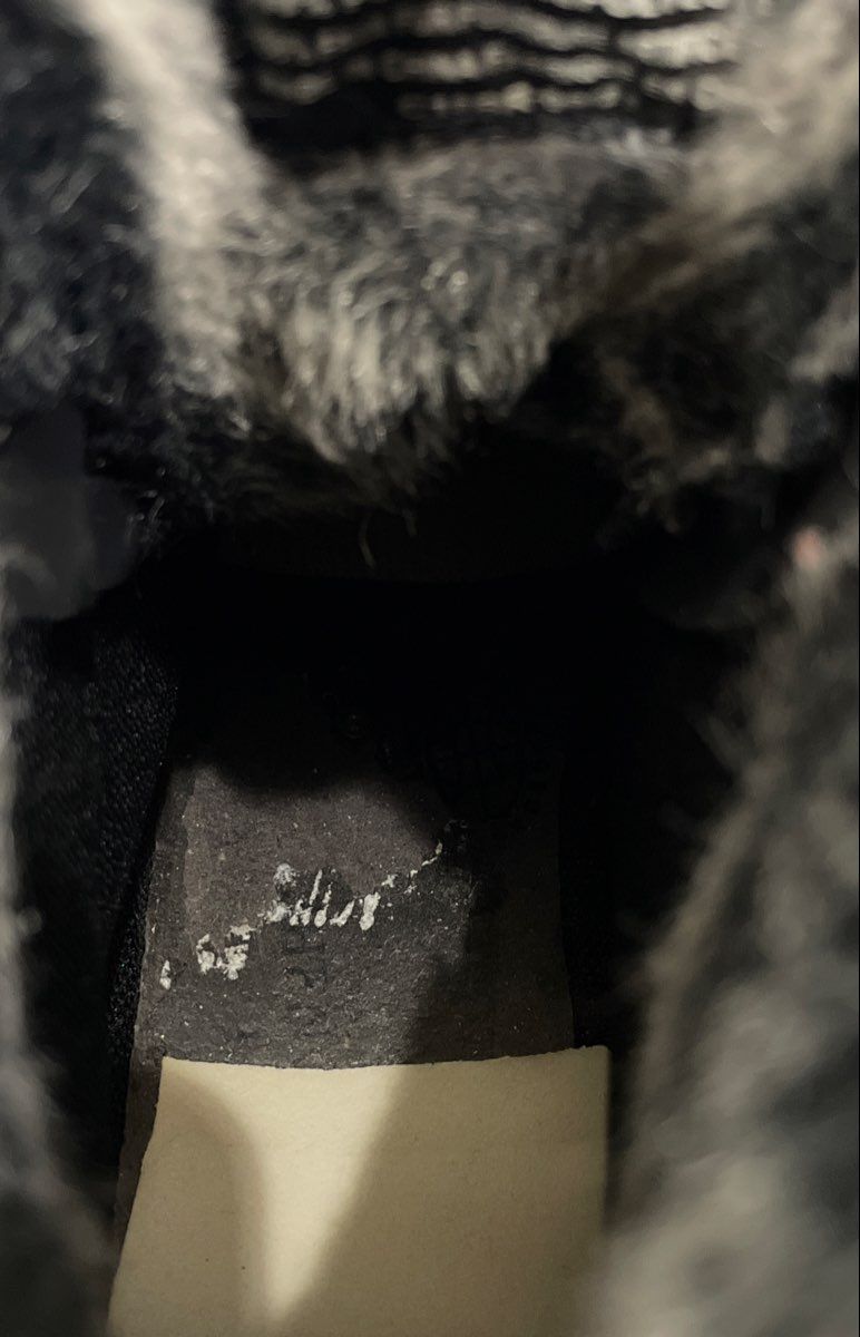 Lugz Empire Hi Fur Black Faux Fur Ankle Boots Women's Size 8.5W