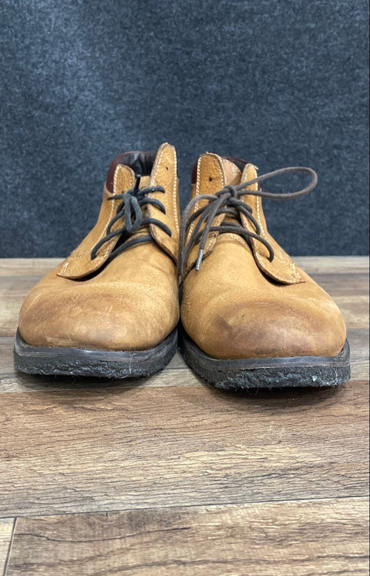 Johnston & Murphy Tan Leather Chukka Desert Boots Men's Size 10.5 M