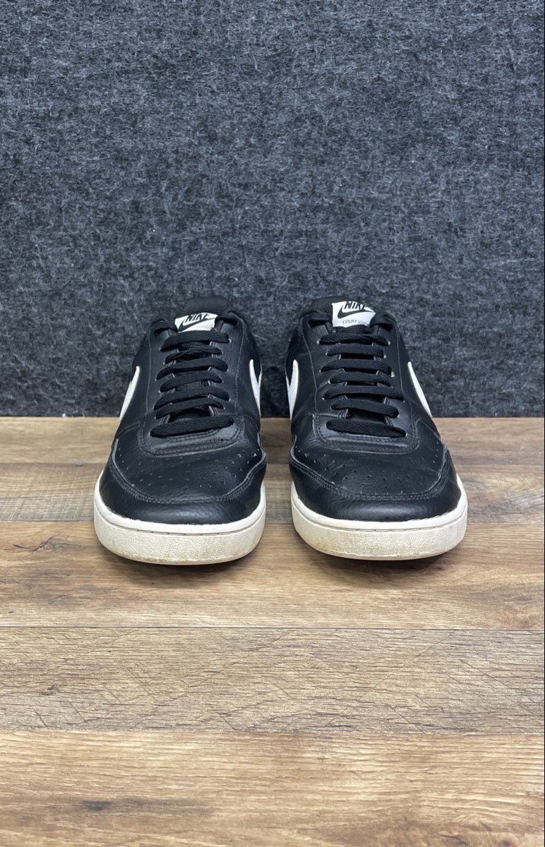 Nike Court Vision Low Black White Men's Sneakers Size 10.5