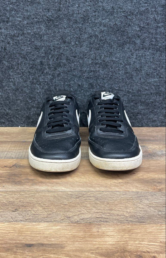 Nike Court Vision Low Black White Men's Sneakers Size 10.5