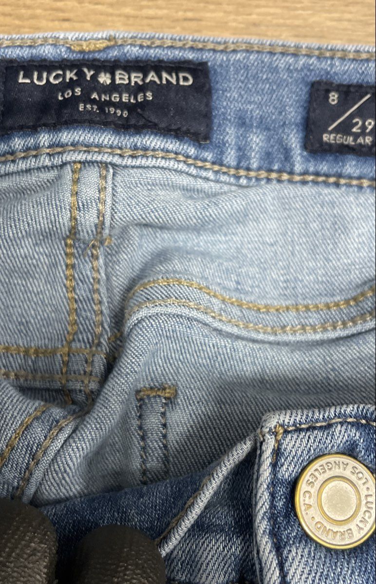 Lucky Brand Women's Bridgette High Rise Skinny Jeans Light Wash Blue Sz 8/29 R