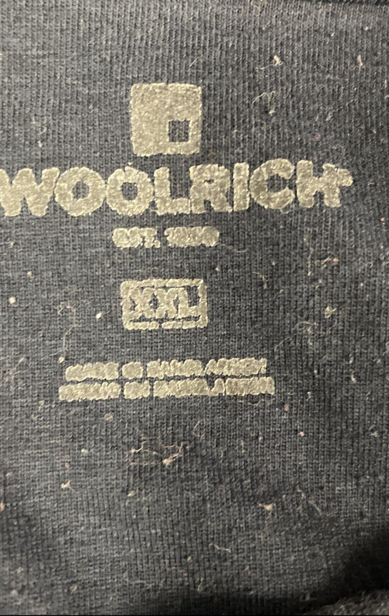 Woolrich Men's Navy Blue Long Sleeve Three Button Henley Shirt Size XXL