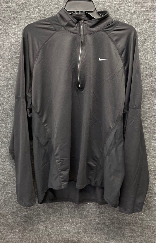Nike Men's Dri-FIT Element 1/2 Zip Running Top Black Long Sleeve Pullover XL