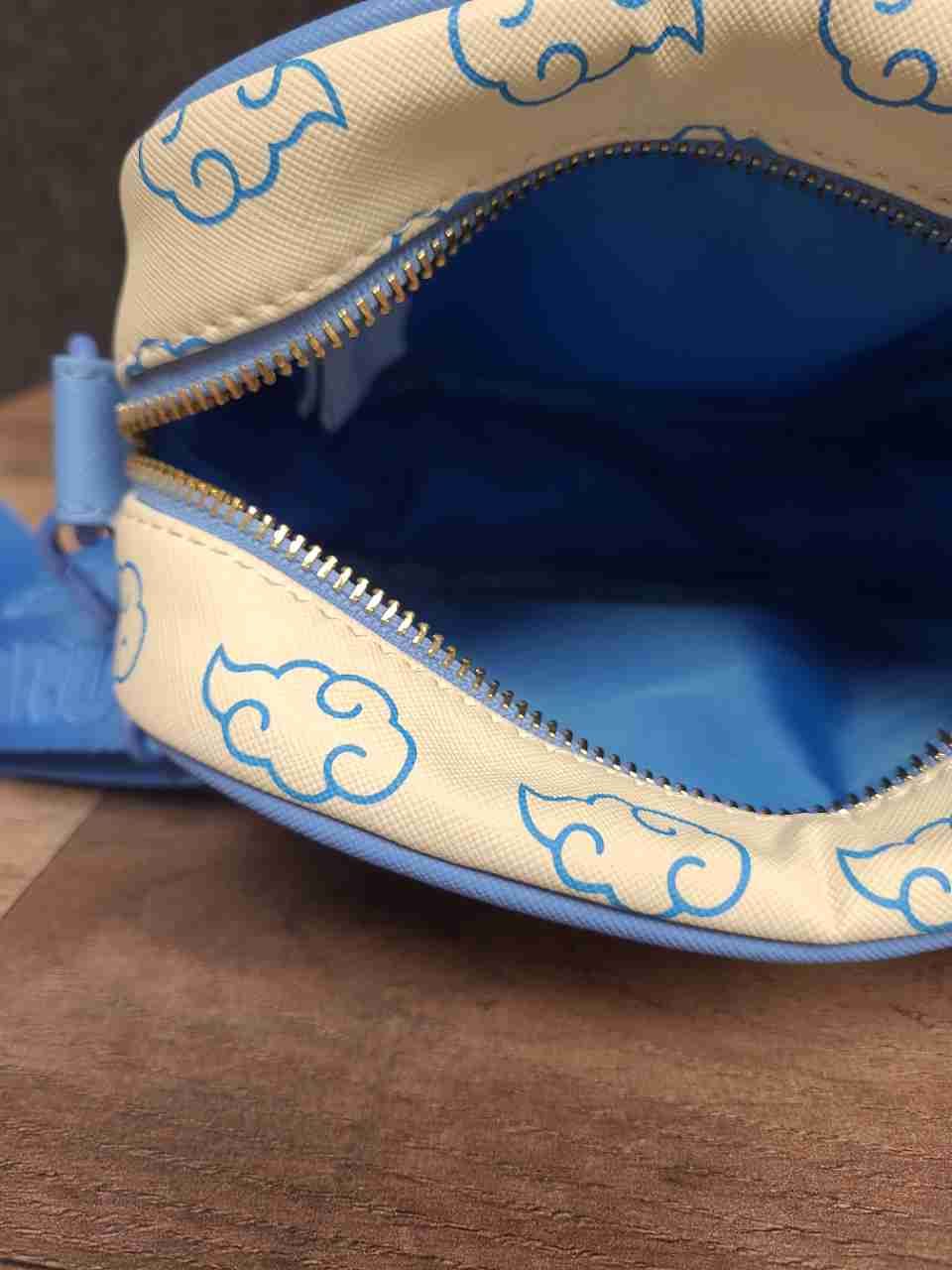 Nyaruto Cream Blue Akatsuki Cloud MegaCat Project Crossbody Bag