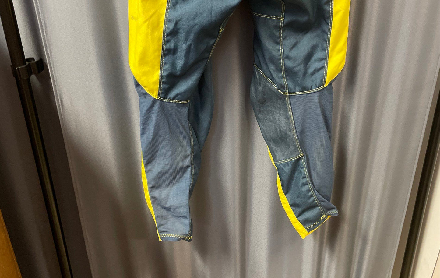 Shift Whit3 Label Motocross Moto Pants Yellow Blue Racing Dirt Bike Sz 26