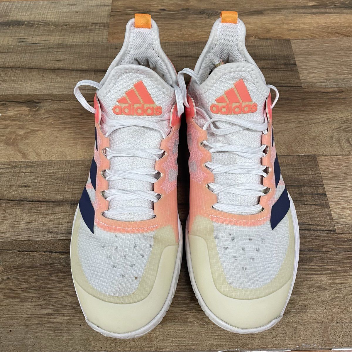 Adidas Adizero Ubersonic 4 White Acid Red Women's Tennis Shoes Size 9