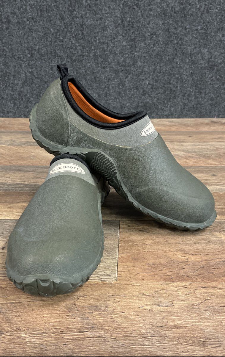 Muck Boot Co. Muckster II Low Moss Green Garden Shoes Size Men's 6 Women's 7