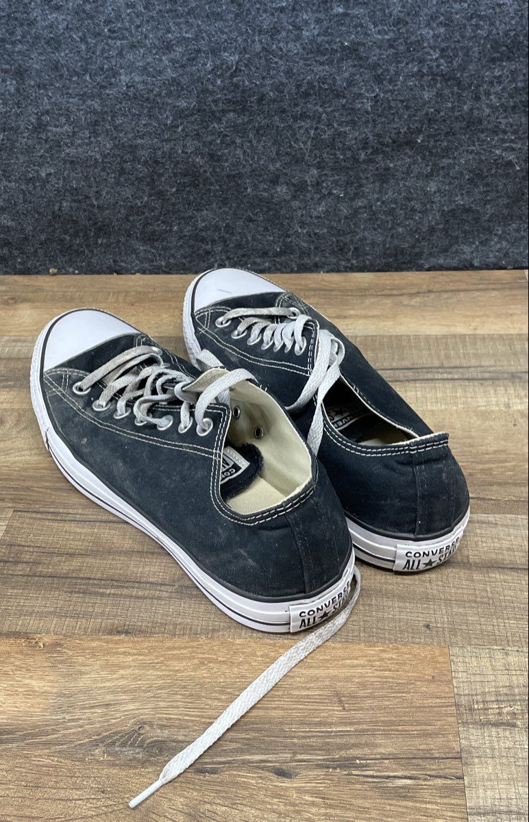 Converse Chuck Taylor All Star Ox Black Low Top Sneakers Men's 10 Women's 12