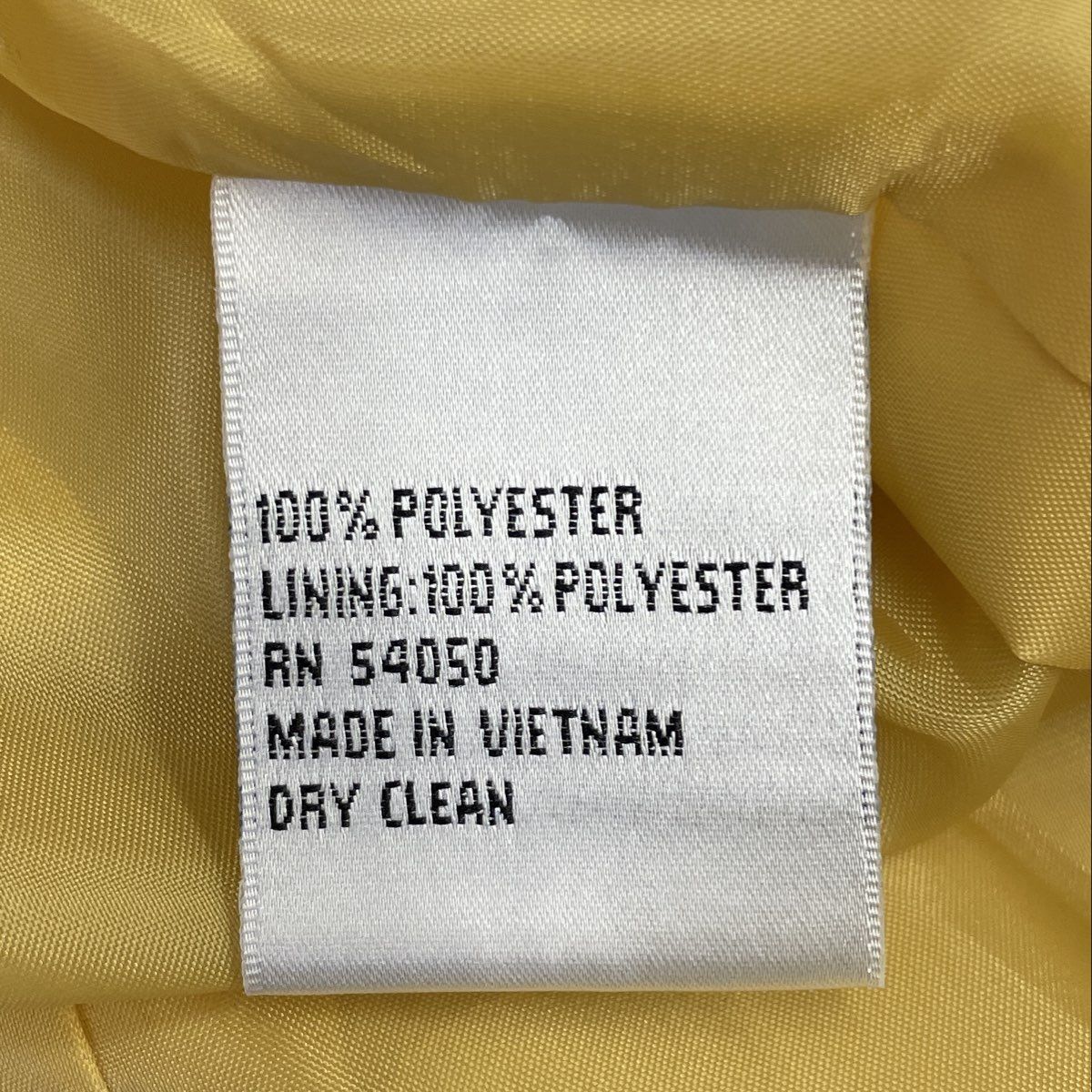 Le Suit Women's Yellow 3-Button Textured Polyester Blazer Sz 14