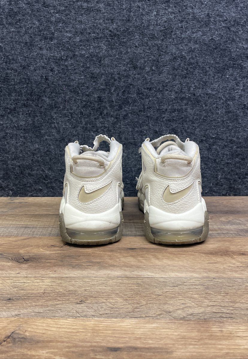 Nike Air More Uptempo Coconut Milk Sanddrift Team Gold Youth Size 4.5Y