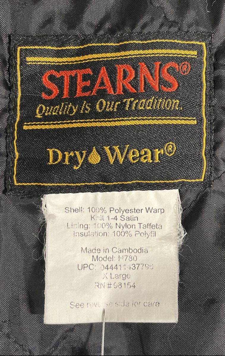 Vintage 90s Stearns Dry Wear Men's Realtree Hardwoods Camo Insulated Jacket XL