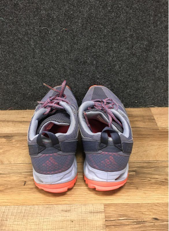 Adidas Kanadia 5 TR Grey Pink Orange Women's Trail Running Shoes Size 10