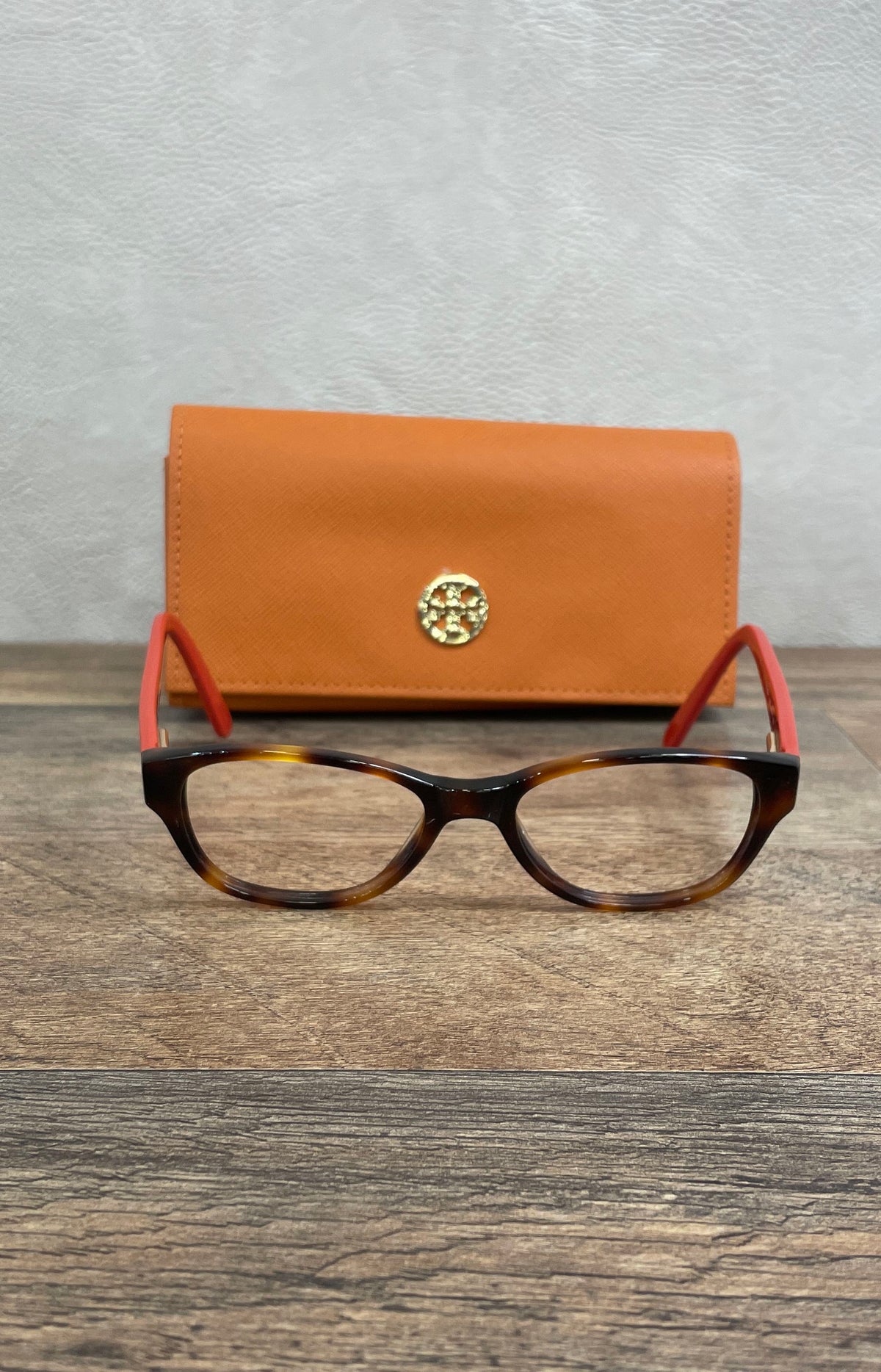 Tory Burch Women's TY 2031 Tortoise Orange Eyeglasses With Case 49-17-135