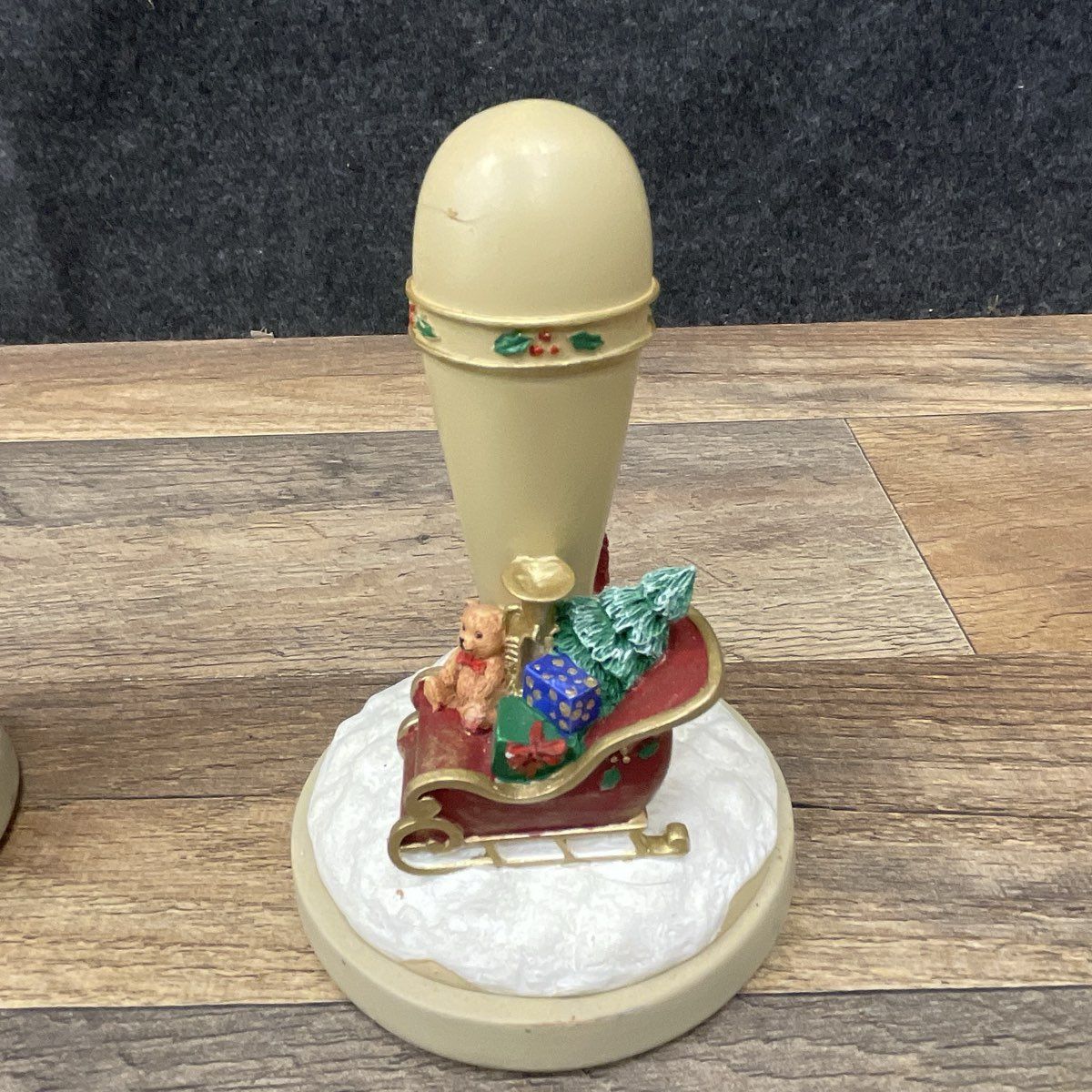 Pair of 1998 Brown Bag Cookie Art Stamp Santa Mail Bag & Santa's Sleigh #44 #46