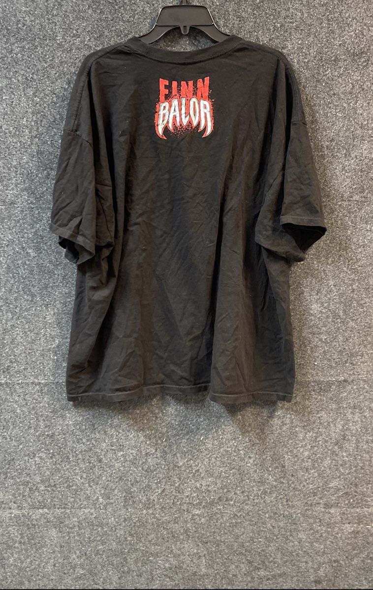 WWE Men's Finn Balor Demon King Slam Crate Graphic T-Shirt Black Sz 3XL