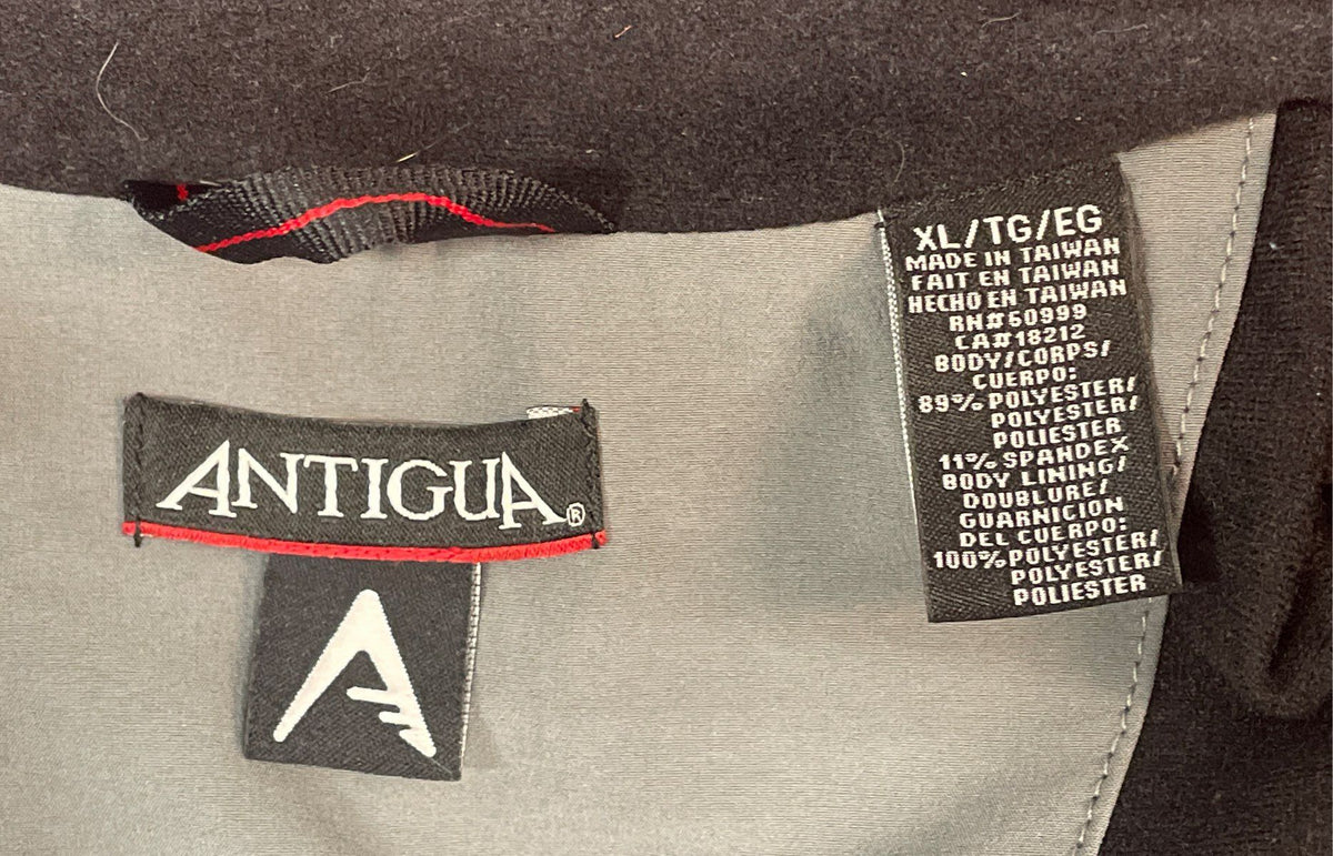 Antigua Men's Washington Nationals MLB Red Gray Full Zip Jacket Sz XL