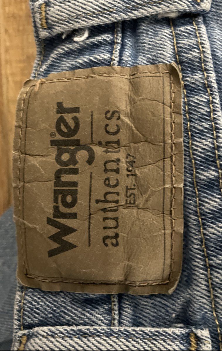 Wrangler Authentics Men's Light Wash Straight Leg Denim Jeans Sz 34x28