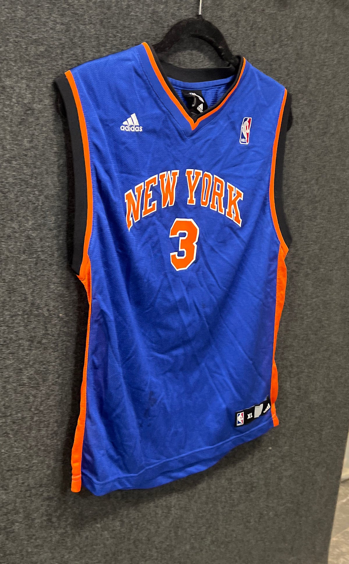 Adidas New York Knicks Stephon Marbury #3 NBA Basketball Jersey Youth Sz XL