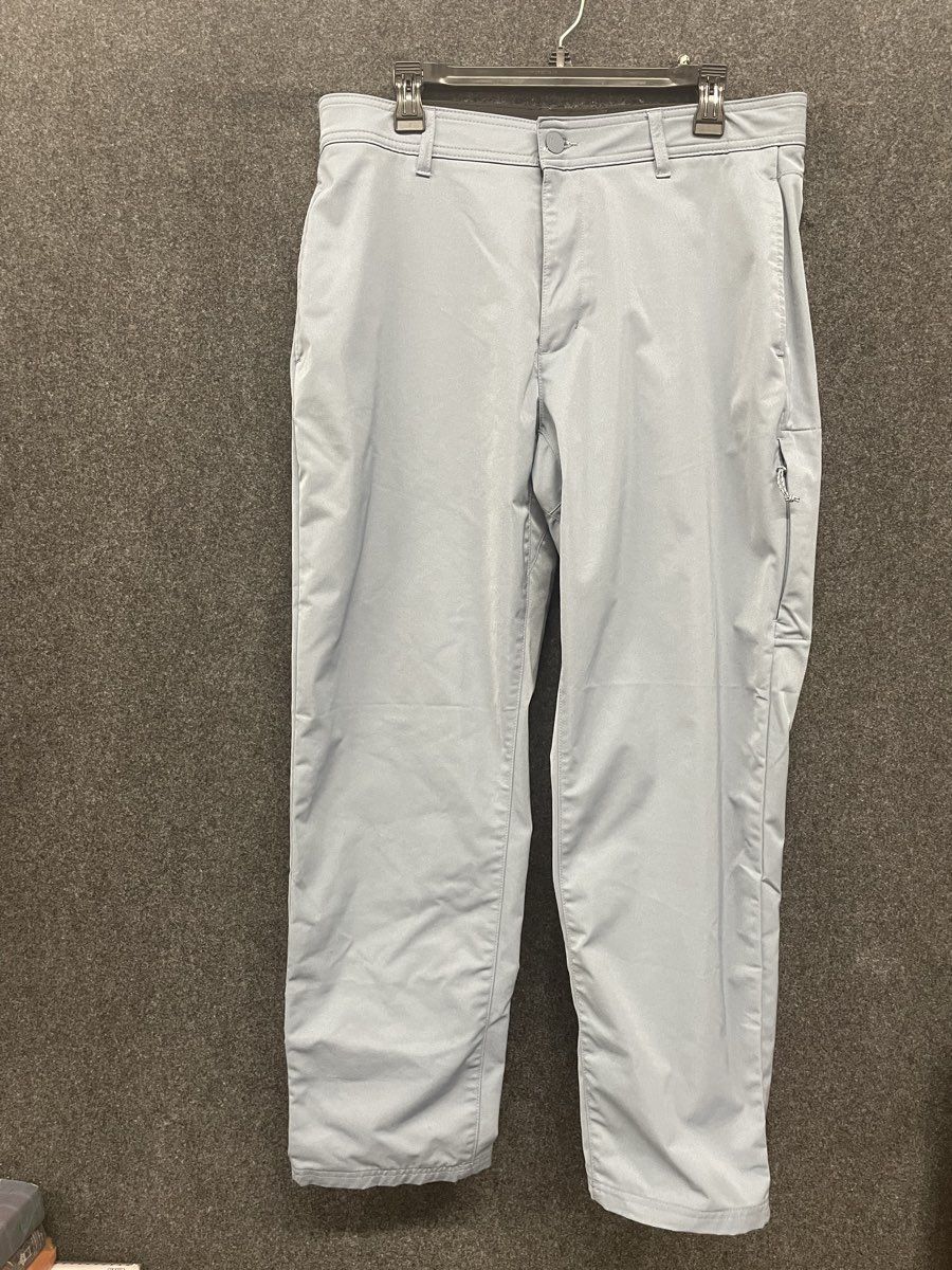 Hurley Men's Light Blue Performance Chino Straight Leg Pants Size 36
