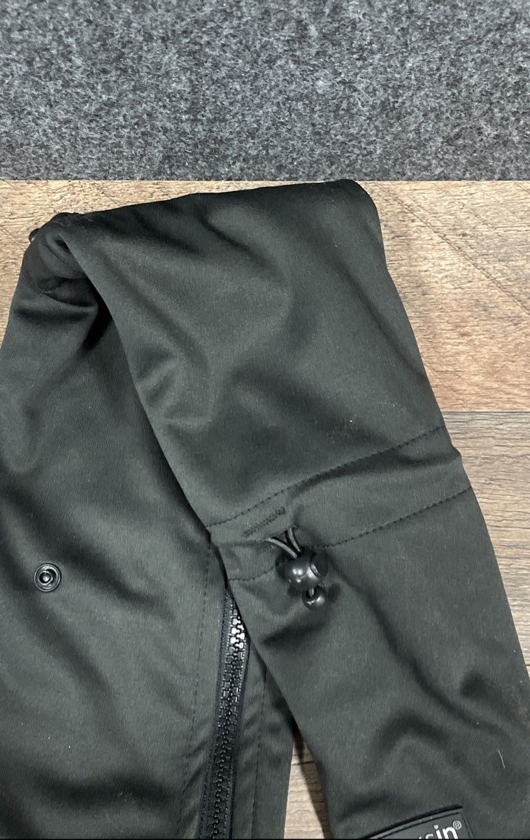 Zip Us In Black Maternity Jacket Expander Panel Baby Wearing Extender