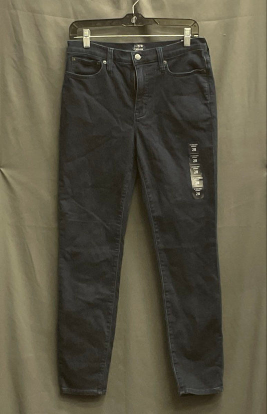 J.Crew Women's 9" Mid-Rise Skinny Jeans Signature Stretch Dark Wash 28 NWT