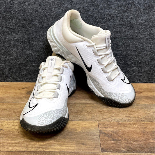 Nike Lunar Hyperdiamond 4 Elite Turf White Black Women's Softball Size 9