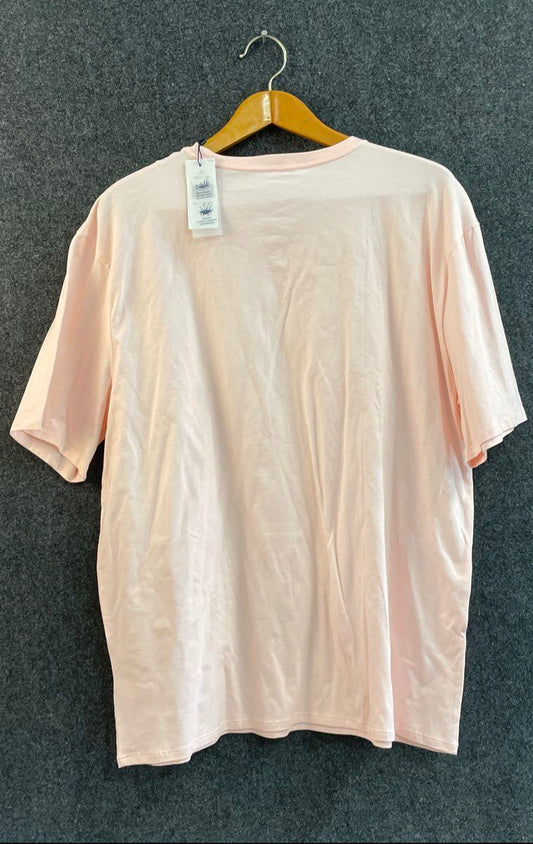 NWT Tommy Hilfiger Men's Pink Logo Crewneck T-Shirt Sz XXL