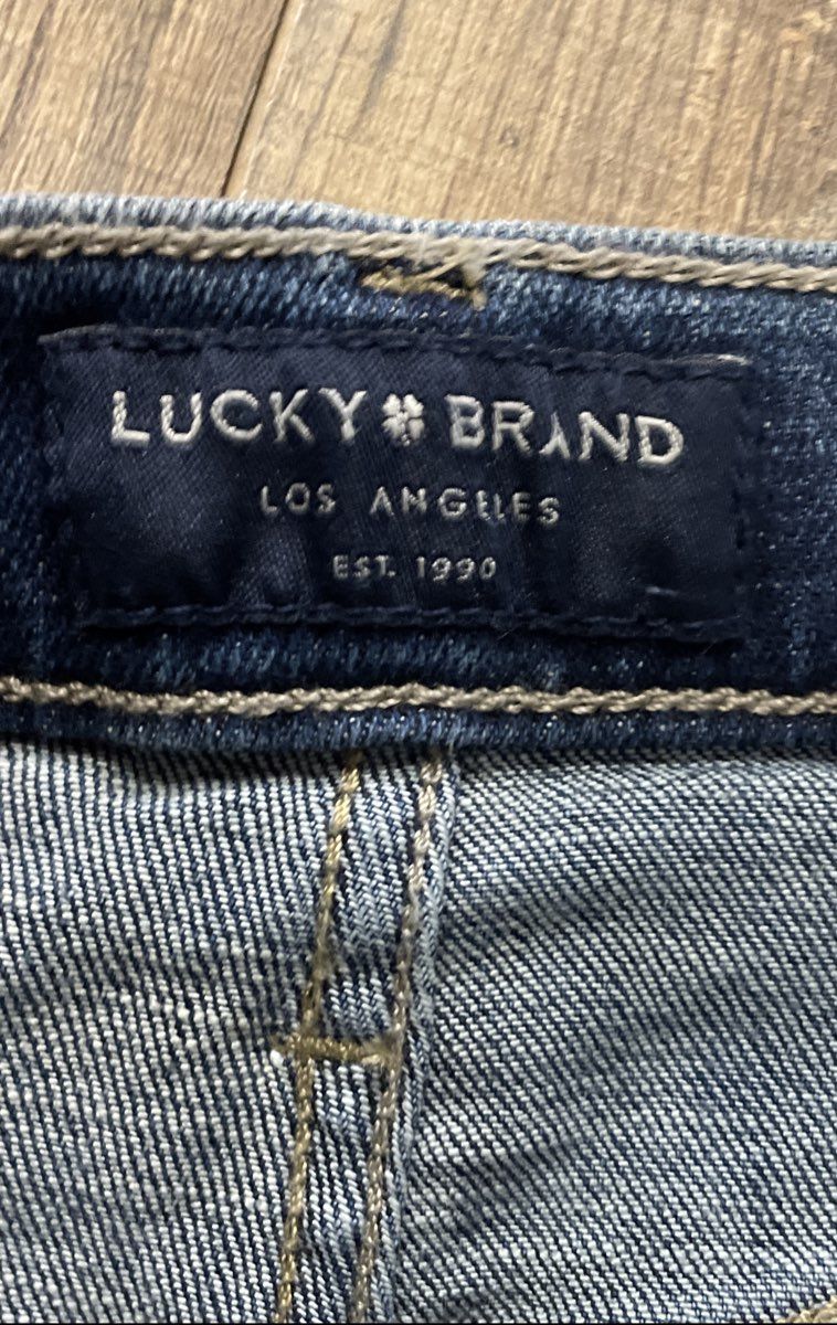 Lucky Brand Women's Blue High Rise Skinny Ankle Jeans Frayed Hem Sz 8 NWT