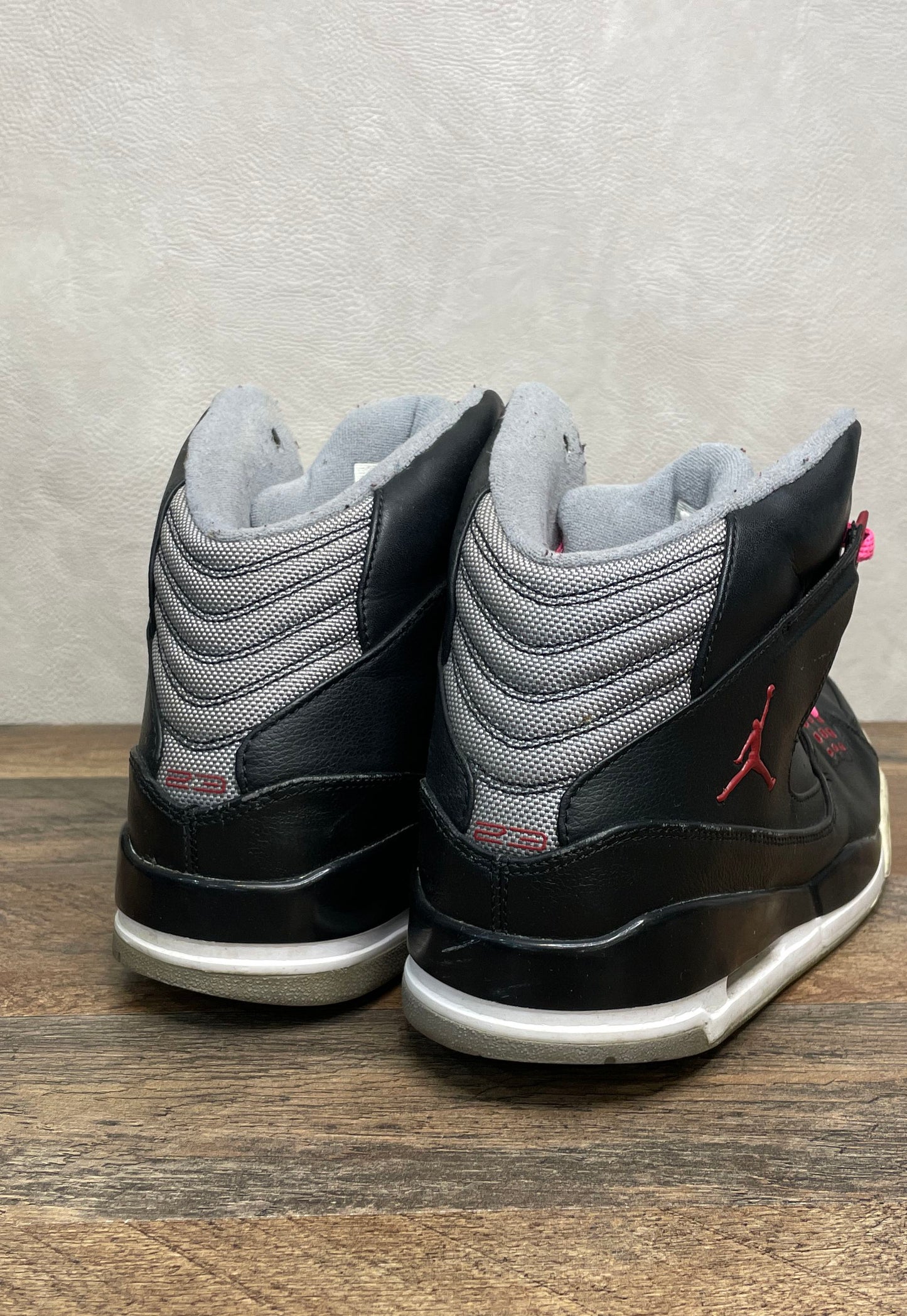 Nike Air Jordan SC-1 Black Gym Red High Top Basketball Sneakers Size 12