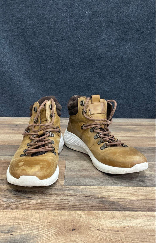 Crown Vintage Cody PT Tan Brown High Top Sneaker Boot Men's Size 11
