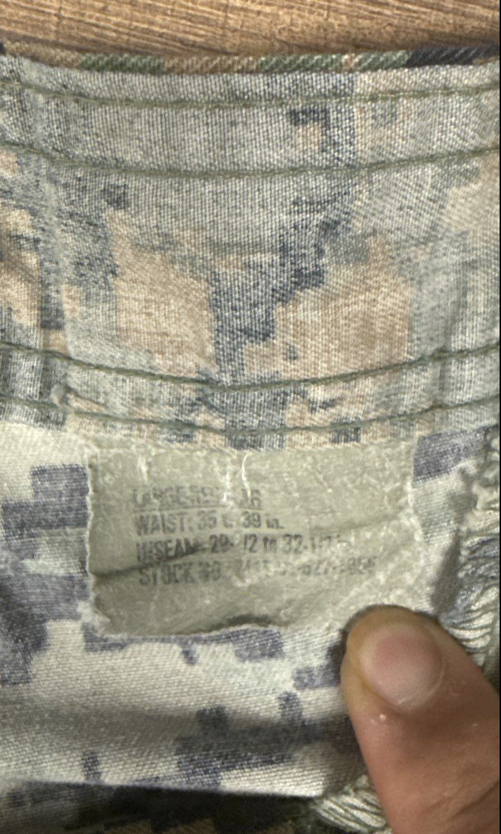 USMC Men's MARPAT Woodland Digital Camo MCCUU Combat Trousers Sz Large Regular